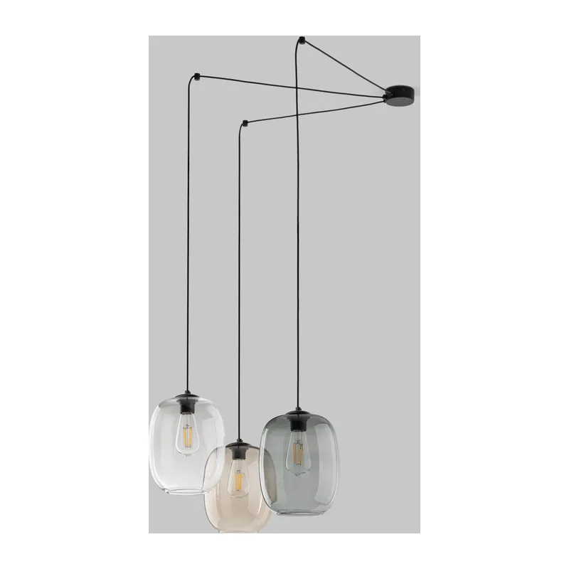 Подвесной светильник со стеклянными плафонами 5972 Elio TK Lighting 2