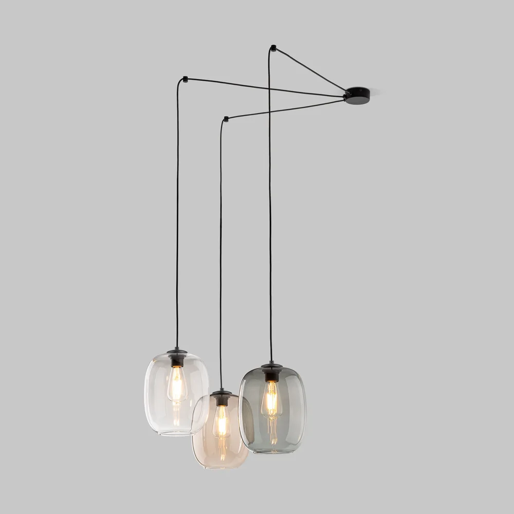 Подвесной светильник со стеклянными плафонами 5972 Elio TK Lighting