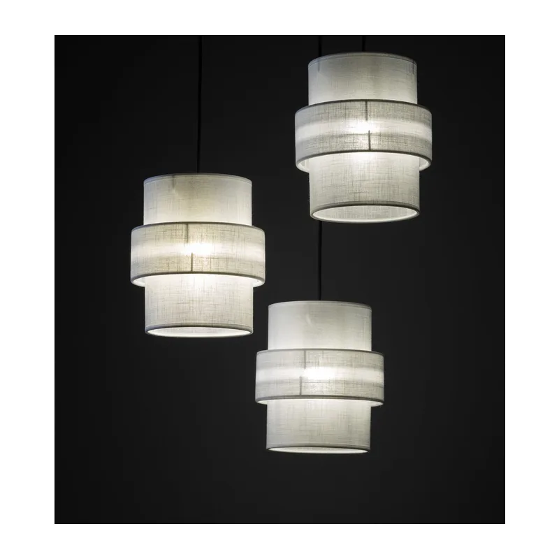 Подвесной светильник с тканевыми абажурами 6018 Calisto TK Lighting 2