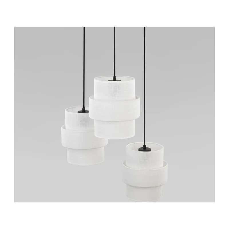 Подвесной светильник с тканевыми абажурами 6018 Calisto TK Lighting 3