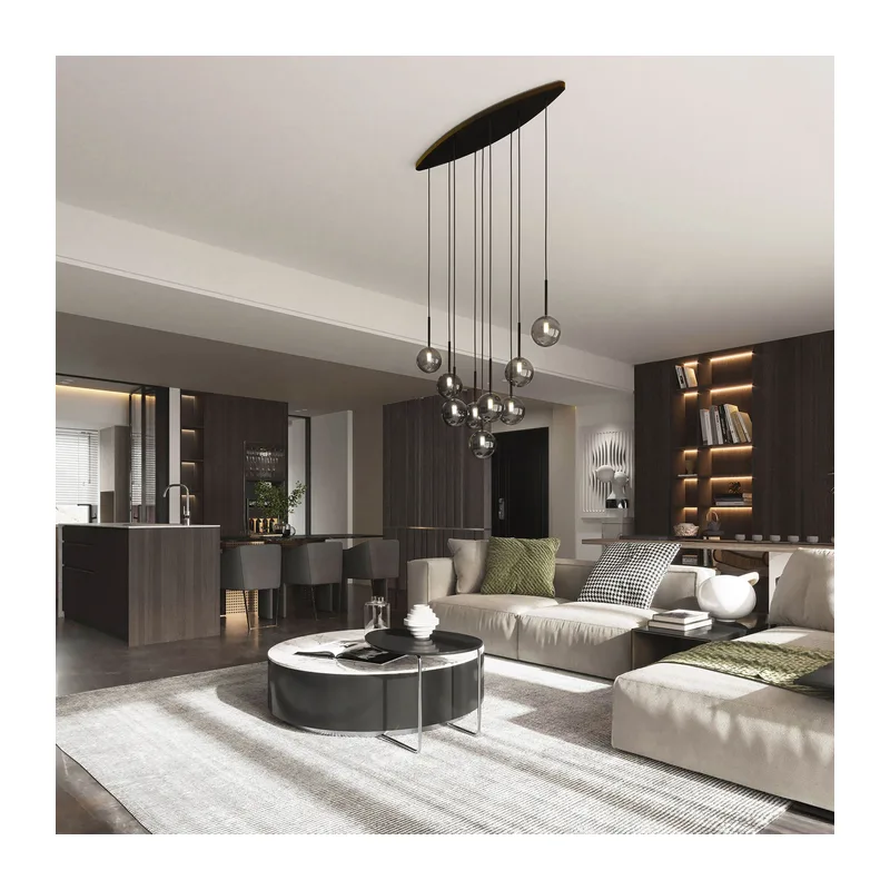 Подвесной светильник со стеклянными плафонами 6148 Estera TK Lighting 3