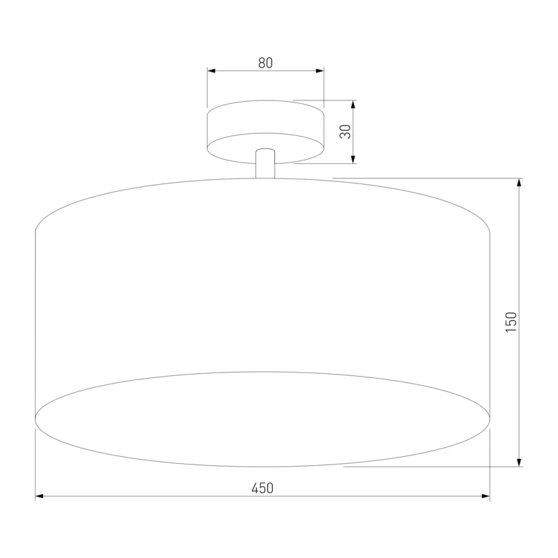 Потолочный светильник с тканевым абажуром 6247 Rondo Linen TK Lighting 5