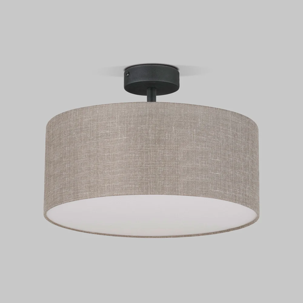 Потолочный светильник с тканевым абажуром 6247 Rondo Linen TK Lighting