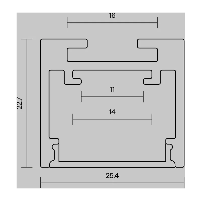Алюминиевый профиль накладной-подвесной 25x22 (Серебро, 2 м), ALM-2522-S-2M 633012 Maytoni 5