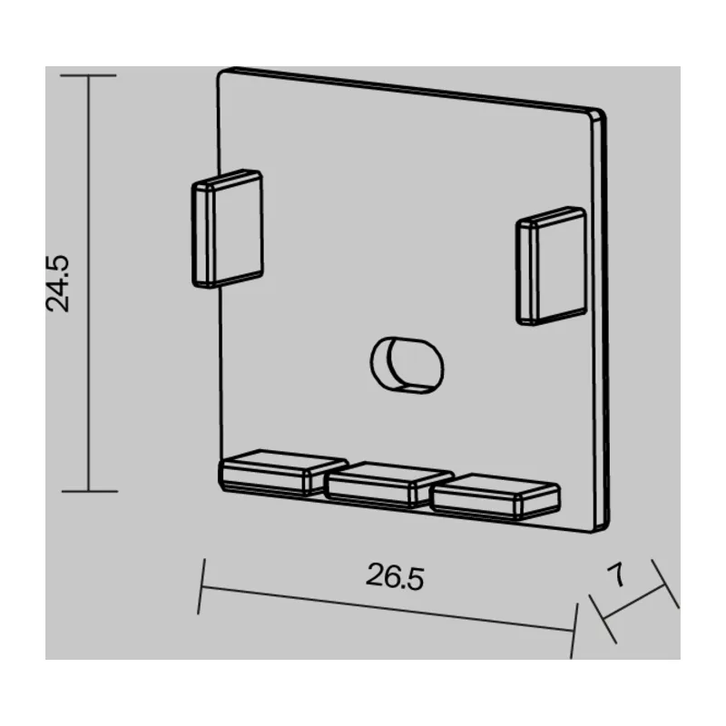 Комплект заглушек (для профиля ALM-4625-S-2M) ALM-4625-EC 2 шт. Maytoni 642001 5