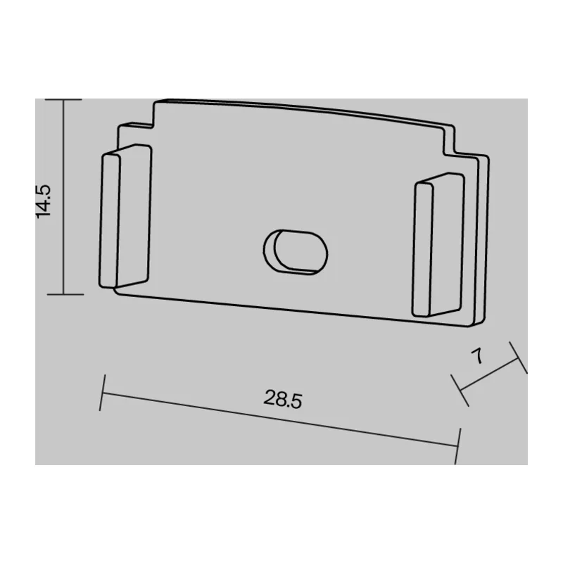 Комплект заглушек (для профиля ALM-6214SB-S-2M/ALM-6214TB-S-2M) 2 шт. ALM-6214-EC 642008 Maytoni 6