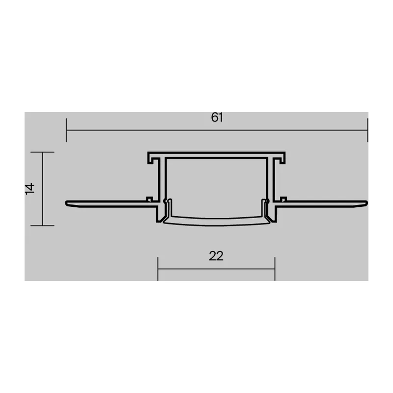 Рассеиватель для профиля 61x14 (Белый, 10 м), ALM-6114-O-DF-10M 642015 Maytoni 2