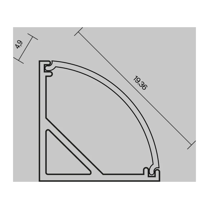 Рассеиватель для профиля 16x16 (Дуга, Белый, 2 м), ALM-1616R-O-DF-2M 642025 Maytoni 5