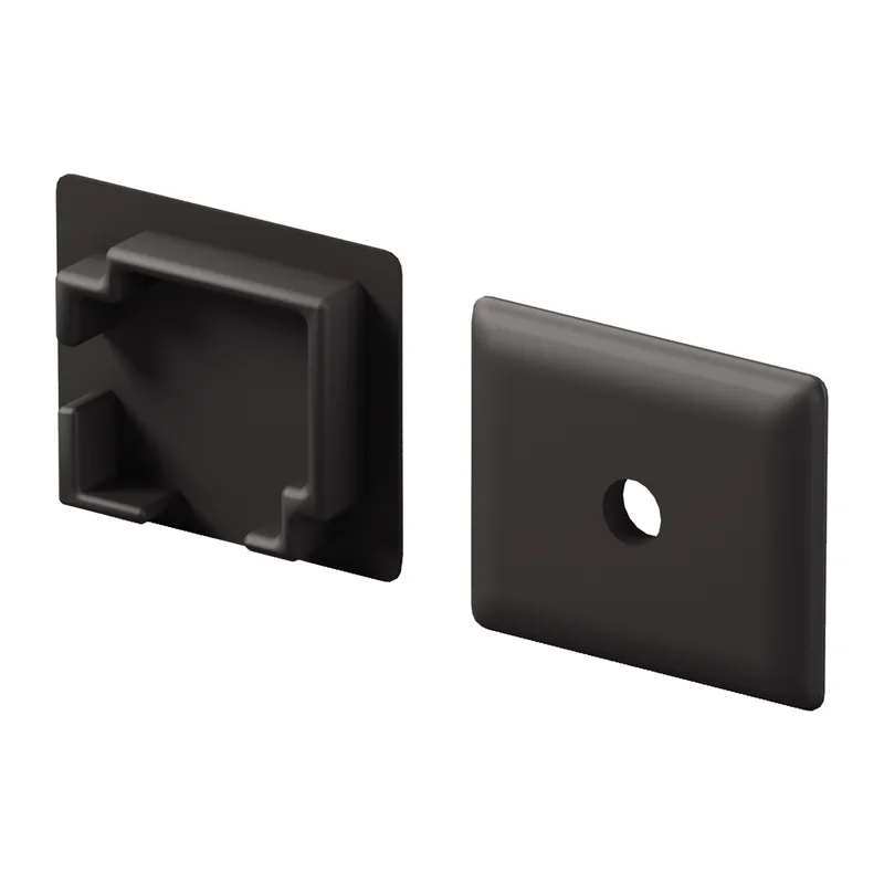 Комплект заглушек (для профиля 16x16) 2 шт., ALM-1616S-B-EC 642030 Maytoni