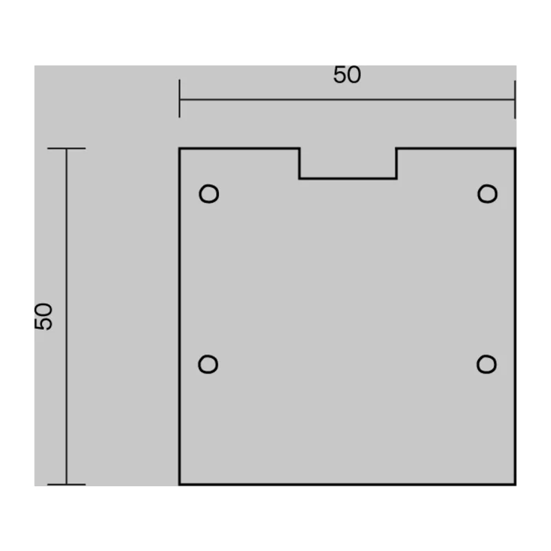 Комплект заглушек (для профиля 50x50) 2 шт., ALM-5050T-B-EC 642047 Maytoni 6