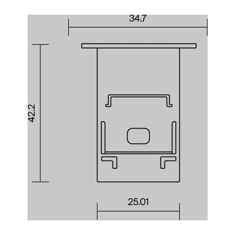 Комплект заглушек (для профиля 35x42) 2 шт., ALM-3542-B-EC 642054 Maytoni 6