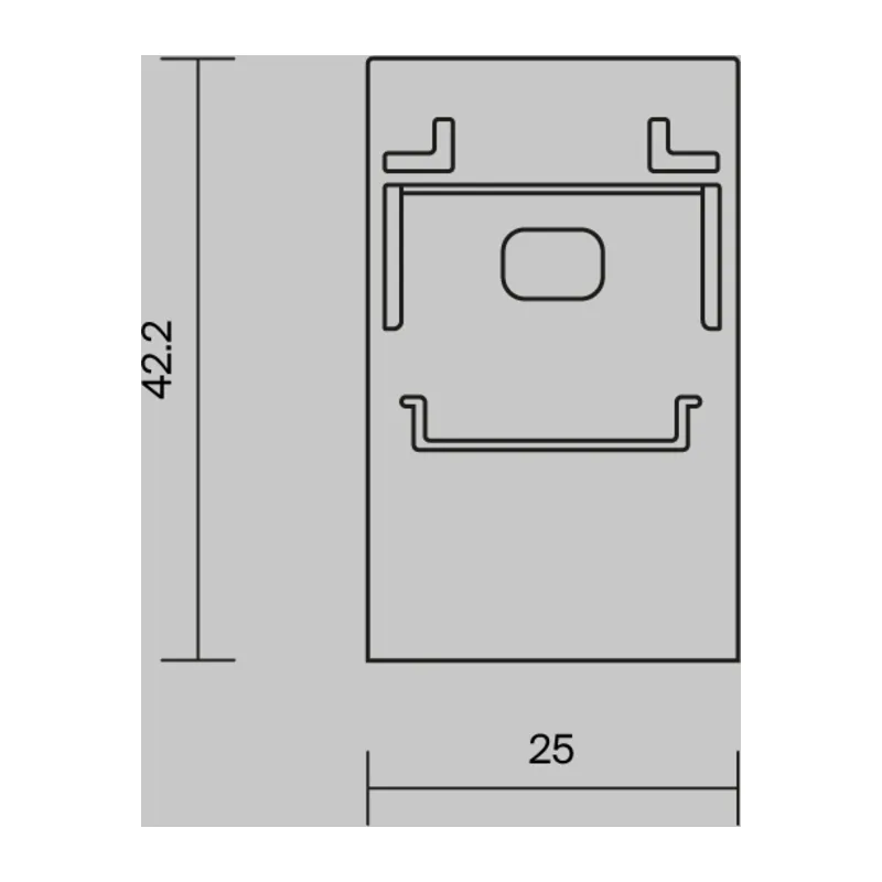 Комплект заглушек (для профиля 25x42) 2 шт., ALM-2542-EC 642061 Maytoni 3
