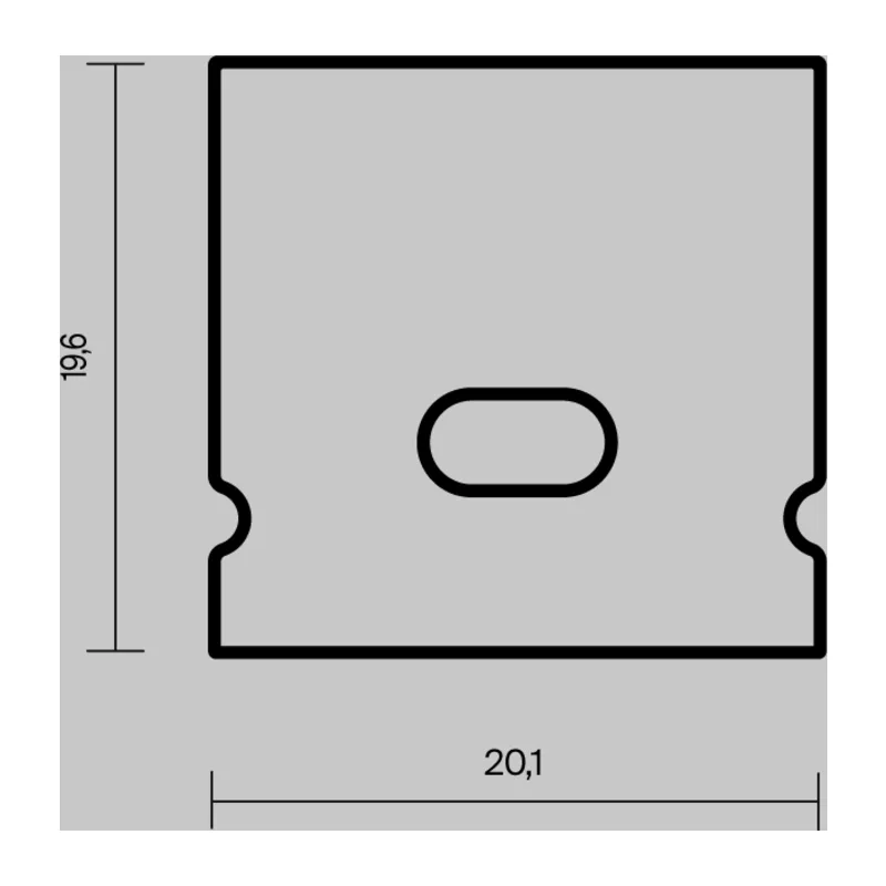 Комплект заглушек (для профиля 20x20) 2 шт., ALM-2020-EC 642072 Maytoni 5