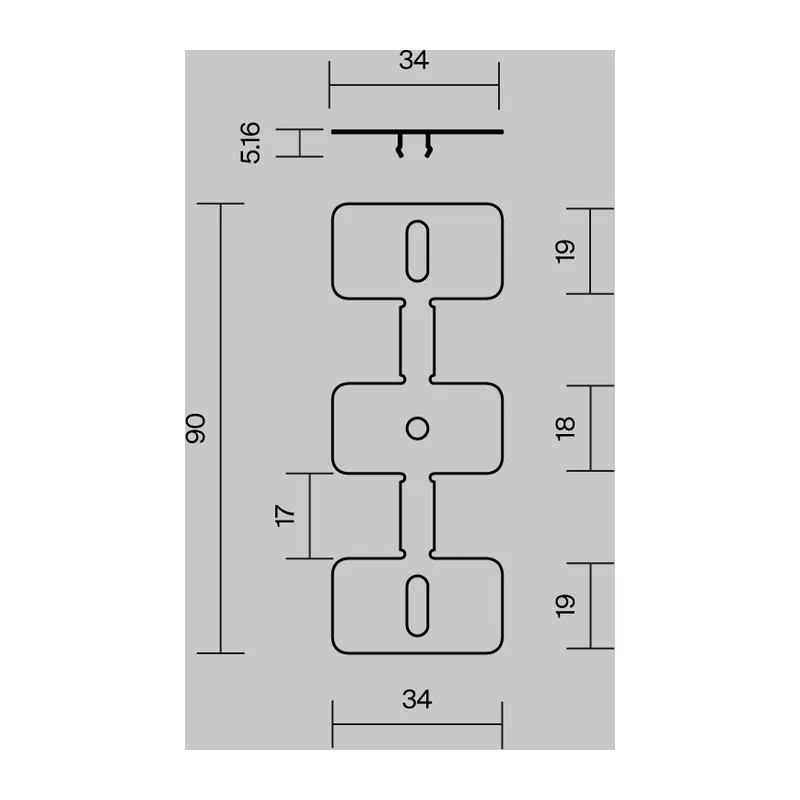 Комплект креплений (для профиля 35x66) 4 шт., ALM-3566-MT 642080 Maytoni 3