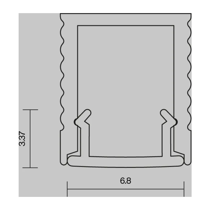 Рассеиватель для профиля 8x9, 12x9 (Белый, 10 м), ALM-0809-O-DF-10M 642088 Maytoni 5