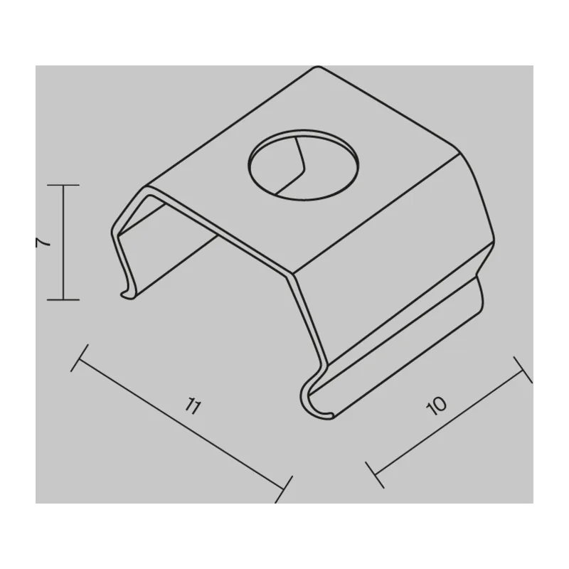 Комплект креплений (для профиля 11x3,5) 4 шт. ALM-1103-MT 642094 Maytoni