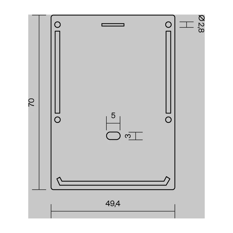 Комплект заглушек (для профиля ALM-5070-S-2M) 2 шт., ALM-5070-S-EC Maytoni 642095 6