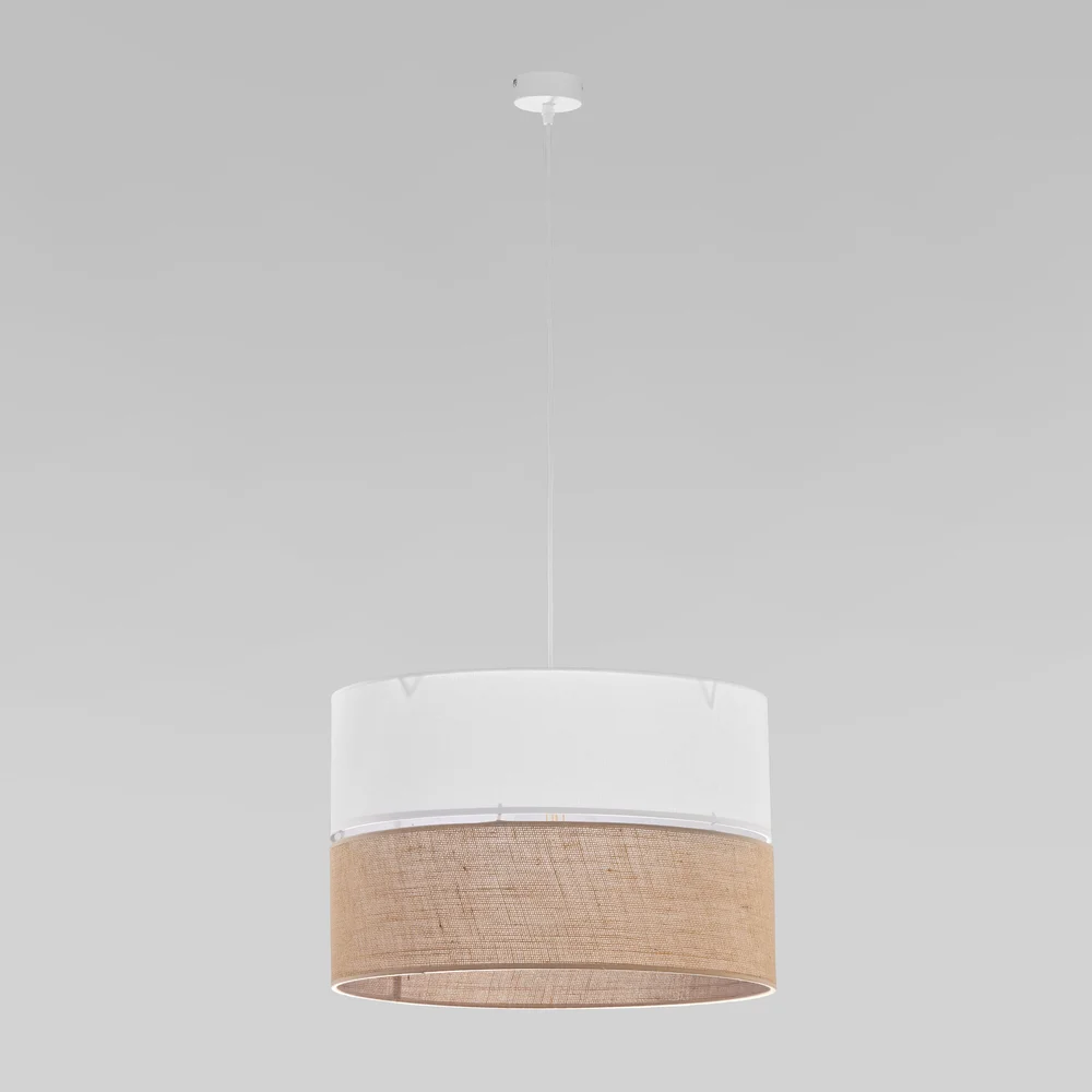 Подвесной светильник с тканевым рассеивателем 6573 Linobianco TK Lighting