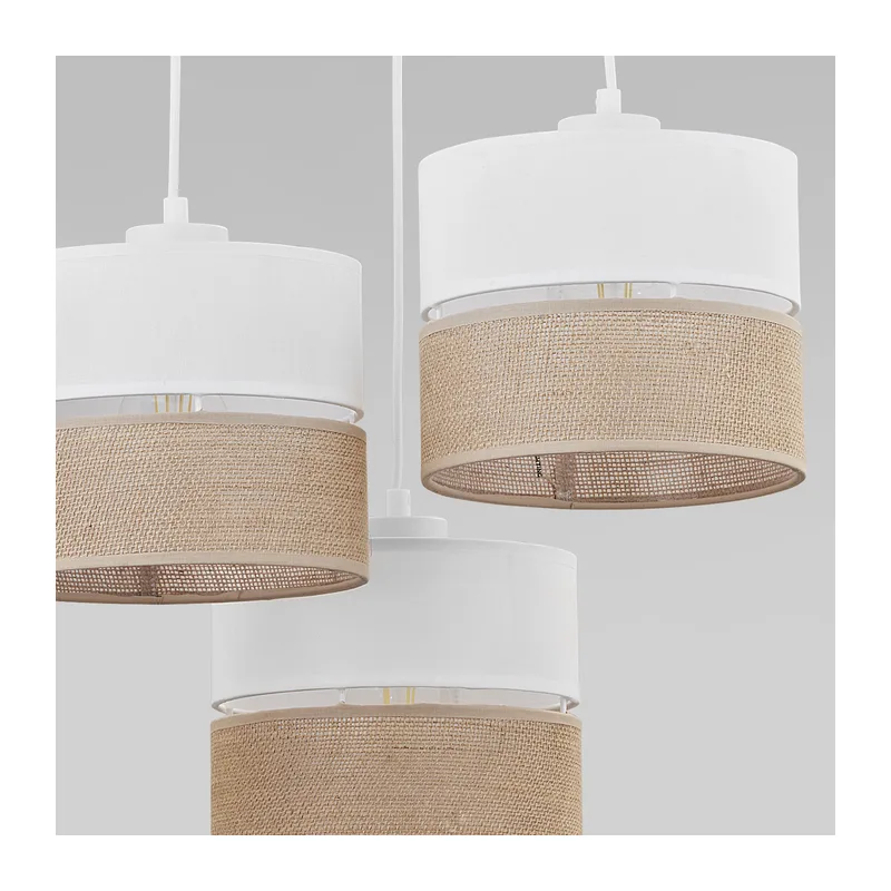 Подвесной светильник с тканевыми абажурами 6575 Linobianco TK Lighting 2