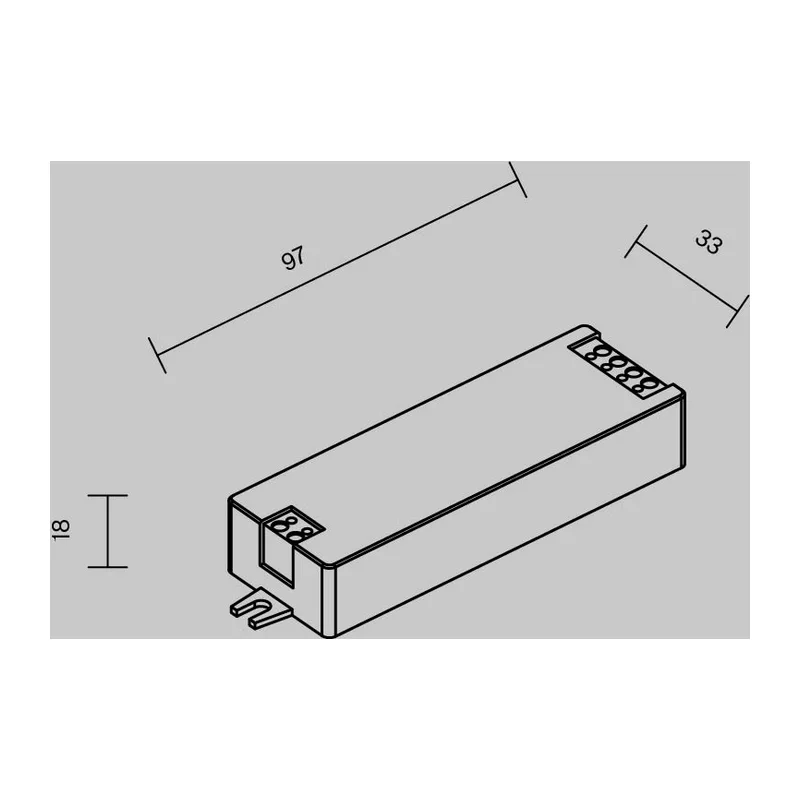 Контроллер SPI Цветной (RGB)+W 5-24В 168Вт Maytoni 711010 3