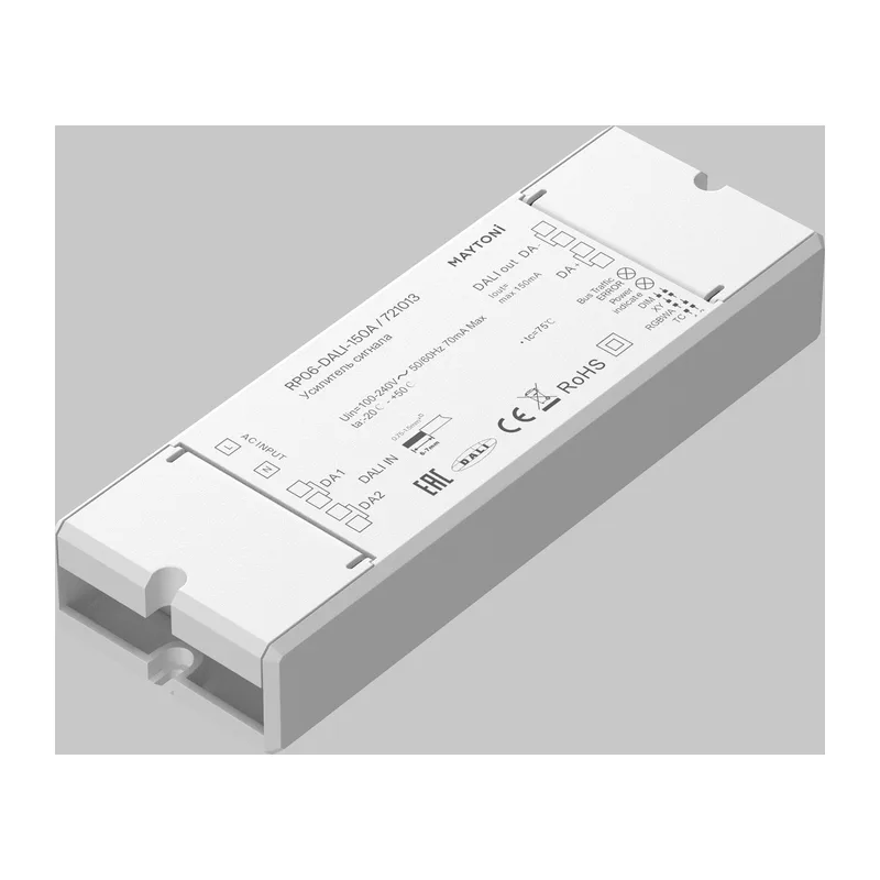 Усилитель сигнала DALI DT6 DT8 150А 230В IP20 Maytoni 721013 2