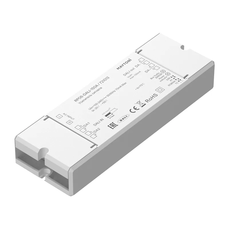 Усилитель сигнала DALI DT6 DT8 150А 230В IP20 Maytoni 721013
