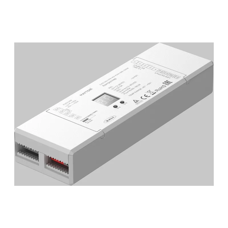 Контроллер DALI DT8 четырёхканальный 12-24В Цветной (RGB)+W 180Вт Maytoni 721016 2
