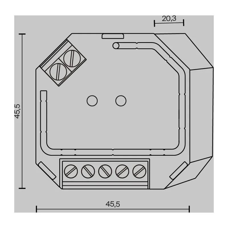 Диммер DALI DT6 TRIAC 230В 400Вт Maytoni 721019 3