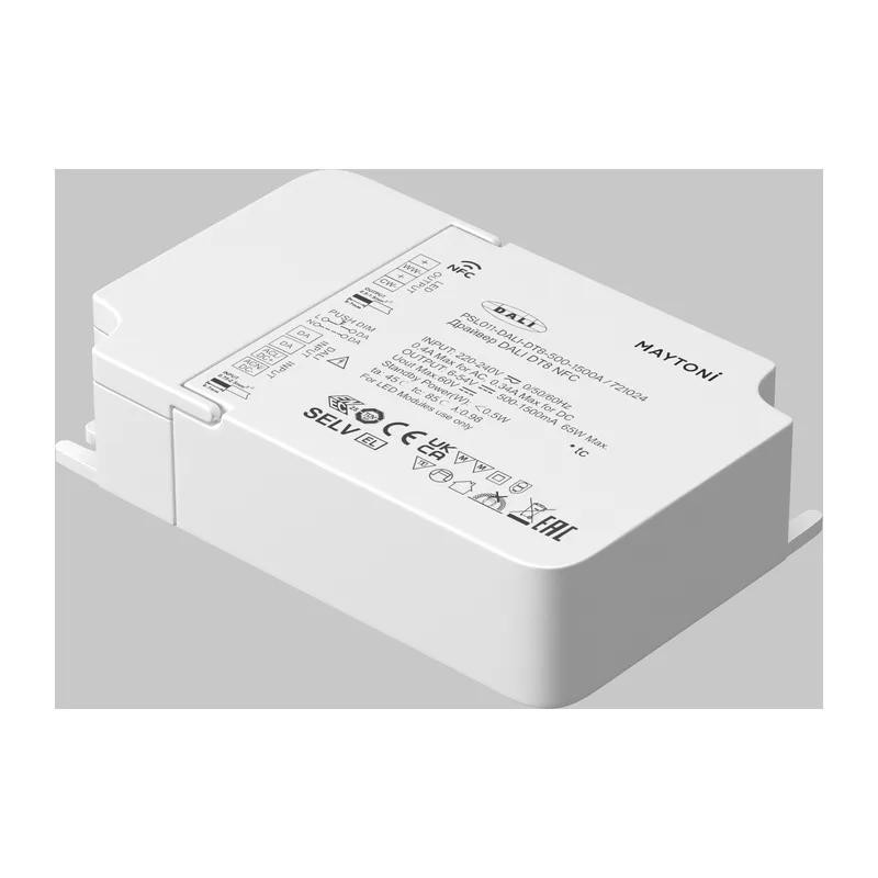 Источник тока DALI NFC DT8 65Вт 500-1500А Maytoni 721024 2