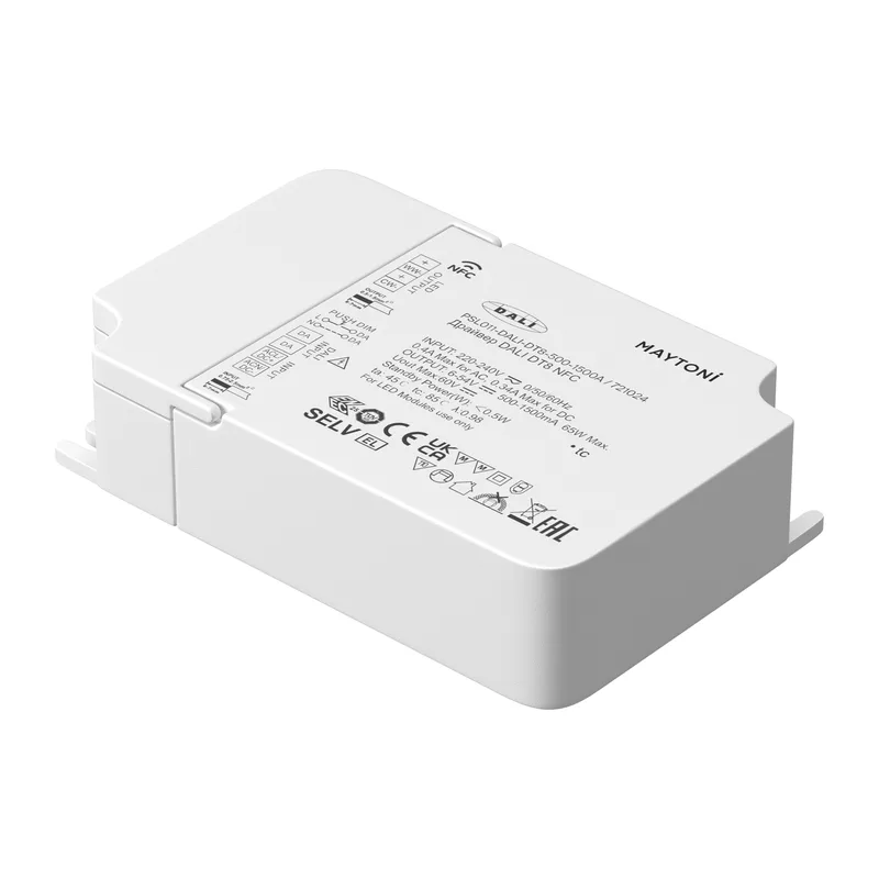 Источник тока DALI NFC DT8 65Вт 500-1500А Maytoni 721024