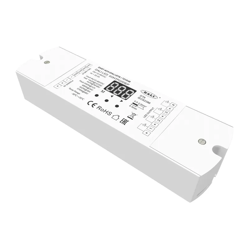 Контроллер DALI DT6 4 канала 12-48В 576Вт Maytoni 721049