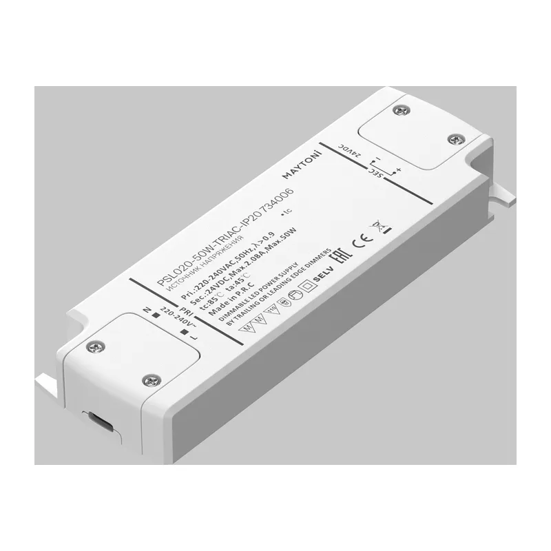 Источник напряжения TRIAC 24В 50Вт IP 20 Maytoni 734006 2