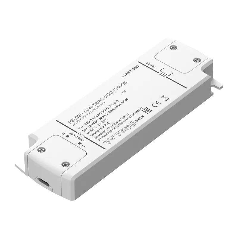 Источник напряжения TRIAC 24В 50Вт IP 20 Maytoni 734006