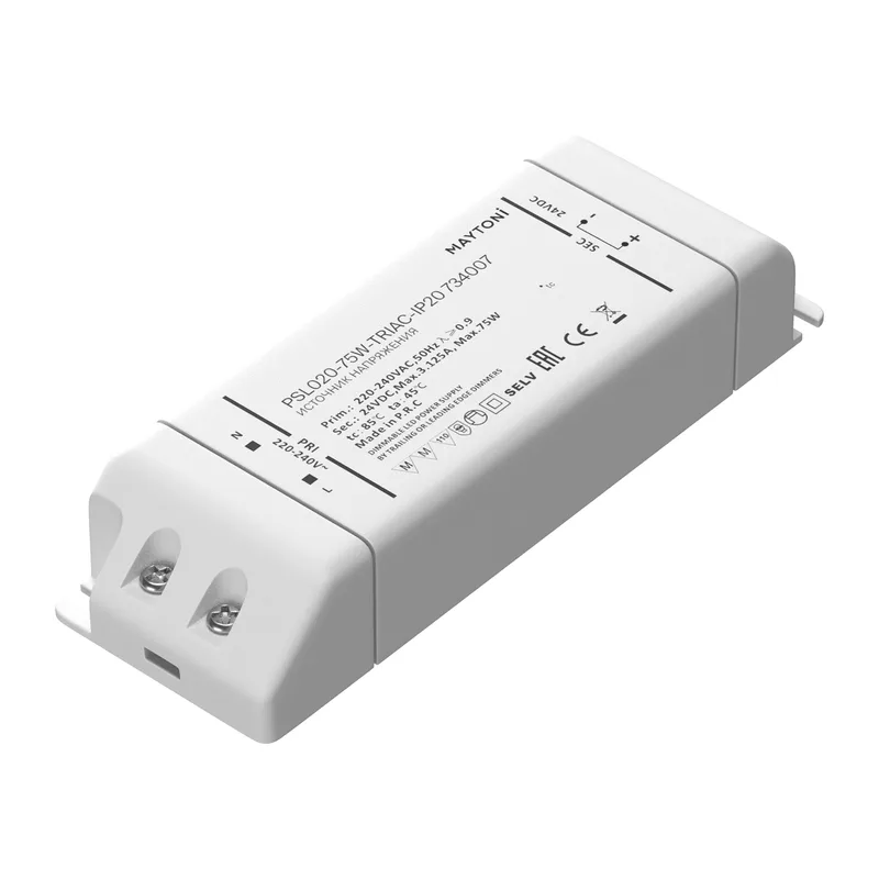 Источник напряжения TRIAC 24В 75Вт IP 20 Maytoni 734007