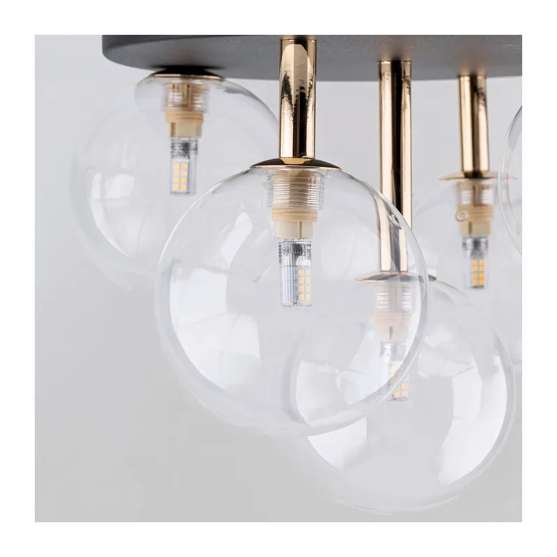 Потолочный светильник со стеклянными плафонами 758 Nilos TK Lighting 3