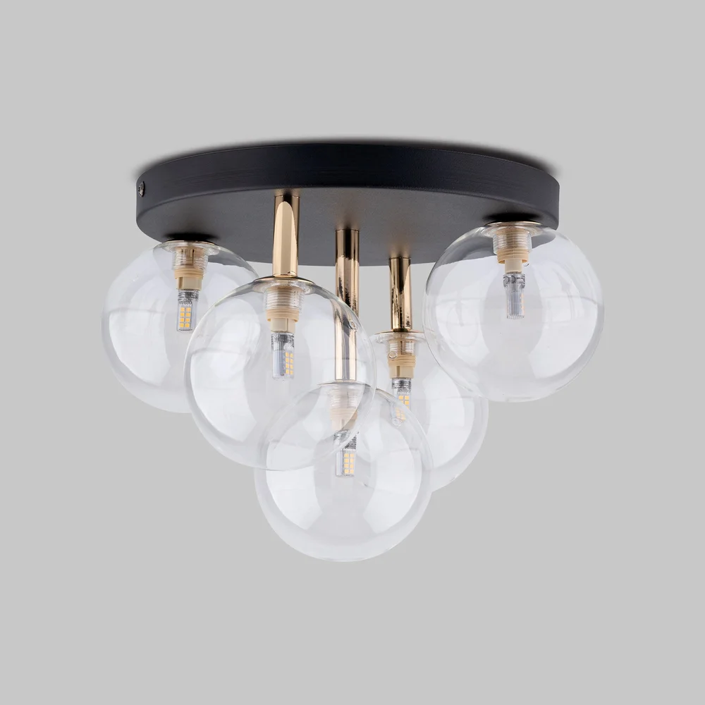 Потолочный светильник со стеклянными плафонами 758 Nilos TK Lighting