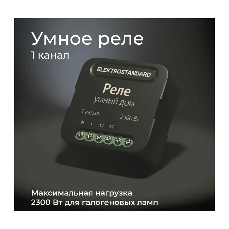 Умное одноканальное реле 76006/00 Elektrostandard 3