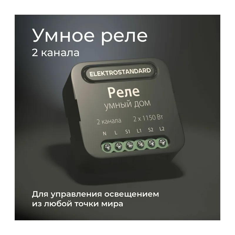 Умное двухканальное реле 76007/00 Elektrostandard 2