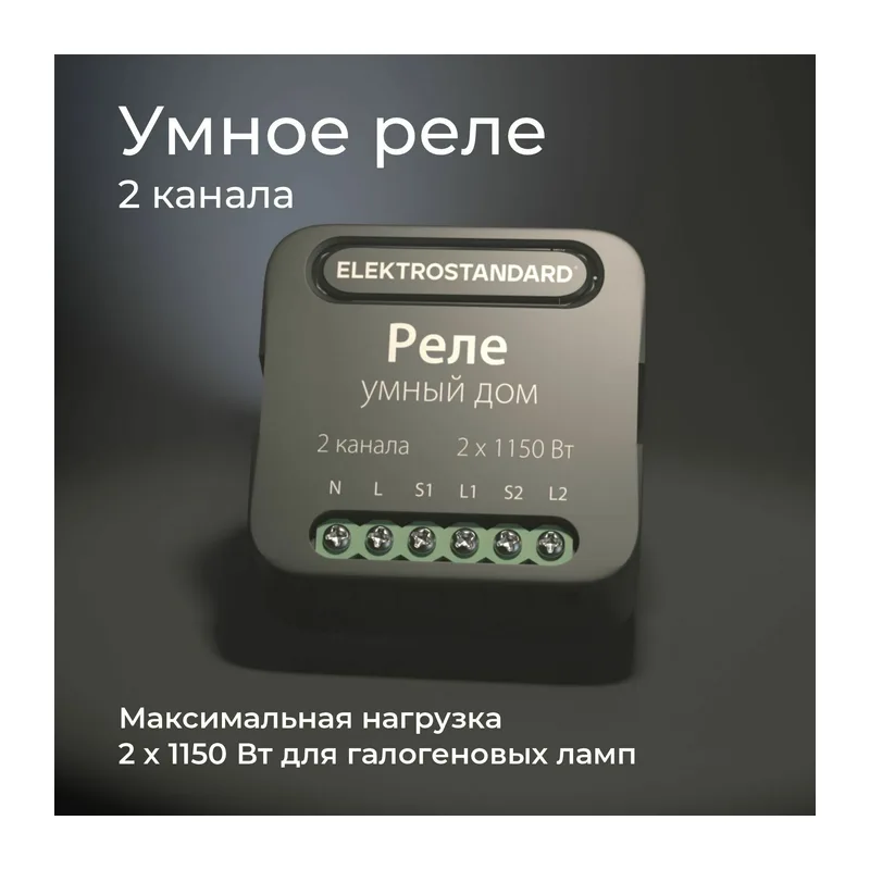 Умное двухканальное реле 76007/00 Elektrostandard 3