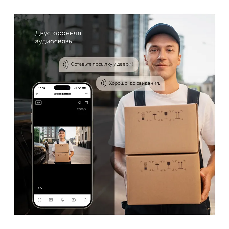 Умная видеокамера белая IP65 76500/01 Elektrostandard 7