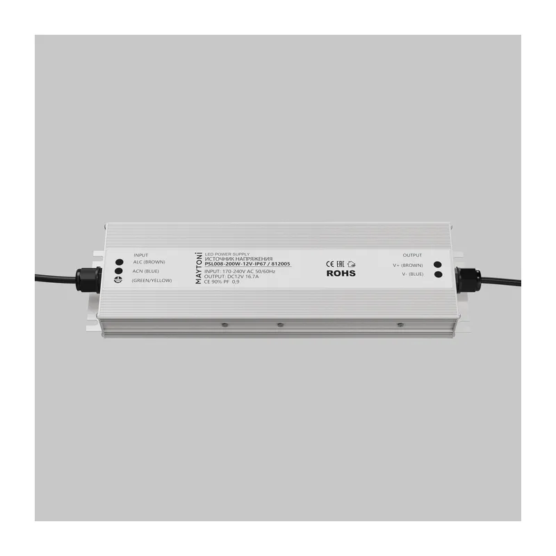 Источник напряжения PSL008 12В 200Вт IP67 812005 Maytoni 2