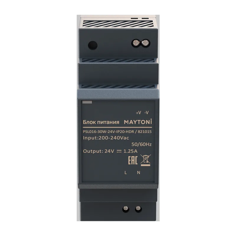 Источник напряжения PSL016 24В 30Вт IP 20 821015 Maytoni 2