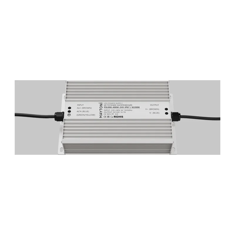 Источник напряжения PSL008 24В 400Вт IP67 822008 Maytoni 2