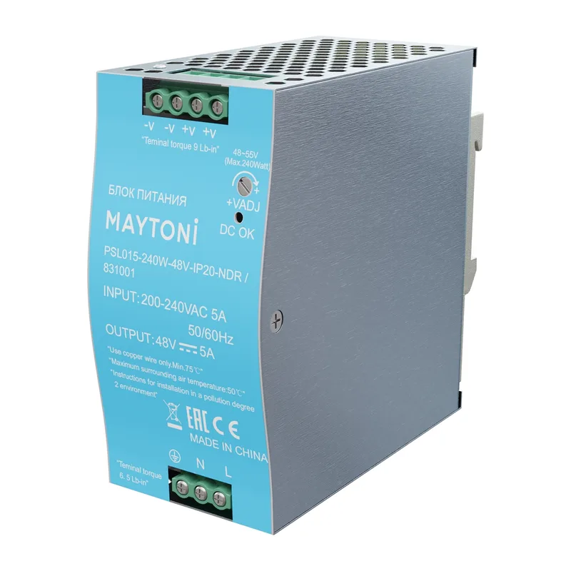 Источник напряжения PSL015 48В 240Вт IP 20 831001 Maytoni