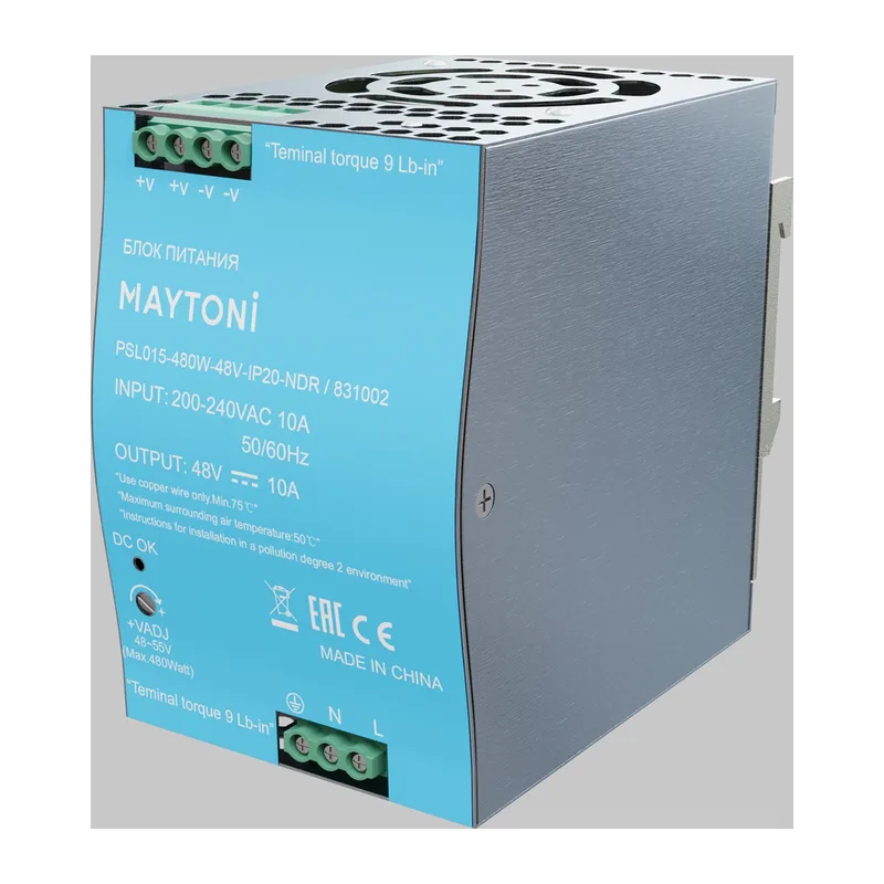 Источник напряжения PSL015 48В 480Вт IP 20 831002 Maytoni 3