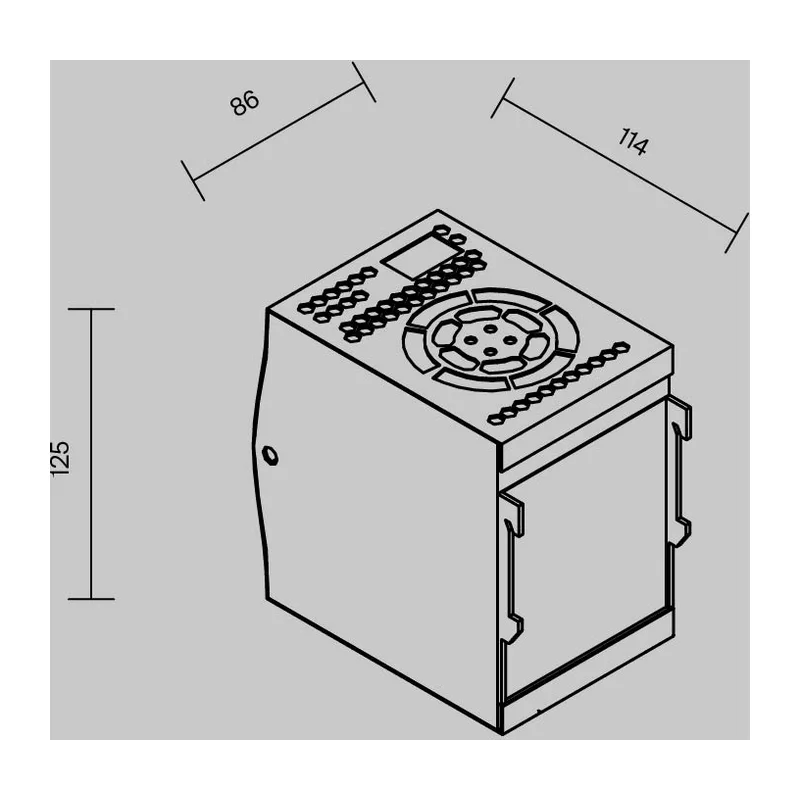 Источник напряжения PSL015 48В 480Вт IP 20 831002 Maytoni 5