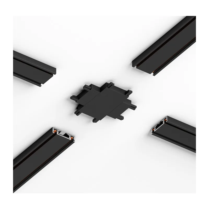 Четырёхсторонний соединитель для накладного шинопровода Flat Magnetic 85003/00 Elektrostandard 4