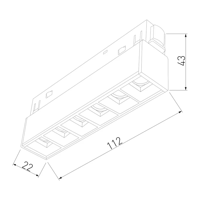 Slim Magnetic SL01 Трековый светильник 6W 4200K черный 85004/01 Elektrostandard 7