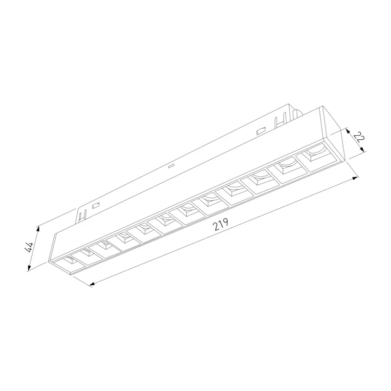 Slim Magnetic SL02 Трековый светильник 12W 4200K черный 85005/01 Elektrostandard 6