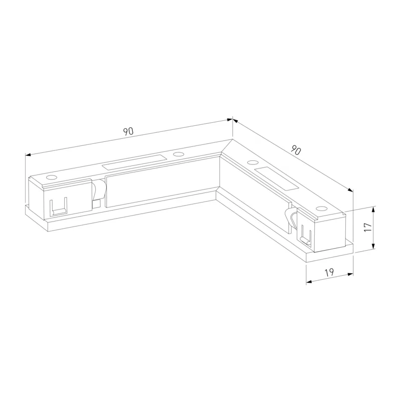 Brass Line Угловой коннектор латунь 85006/00 Elektrostandard 6